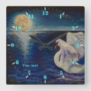 Zoek naar zwanen klokken Meer