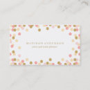 Zoek naar confetti visitekaartjes Chic