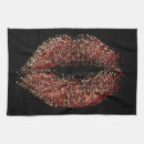 Zoek naar lippen keuken handdoeken Abstract