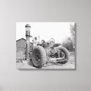 Zoek naar vintage tractor kunst Retro