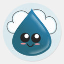 Zoek naar regendruppels stickers Water