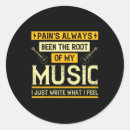 Zoek naar pijn stickers Band