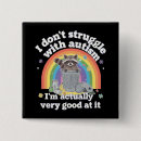 Zoek naar autisme buttons Bewustwording