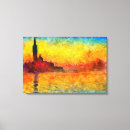 Zoek naar zonsondergang in venetië posters Schilderij