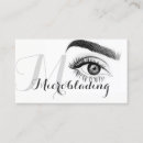 Zoek naar permanent makeup visitekaartjes Wenkbrauwen