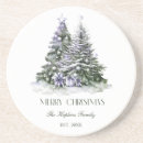 Zoek naar groene kerstboom onderzetters Elegant