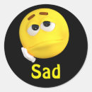 Zoek naar droevig gezicht stickers Emoticon