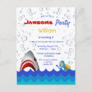 Zoek naar haaien uitnodigingen Ocean