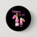 Zoek naar gelukkig nieuw jaar buttons Champagne
