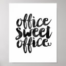Zoek naar kantoor posters Typografie