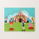 Zoek naar circus puzzels Jongleur
