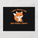 Zoek naar foxes briefkaarten Schattig