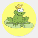Zoek naar kikker prins stickers Cartoon