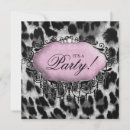 Zoek naar pink leopard bachelorette party uitnodigingen Zoete 16