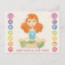 Zoek naar yoga pose briefkaarten Lotus