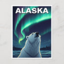 Zoek naar noorderlicht briefkaarten Alaska