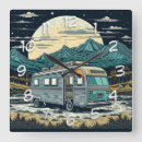 Zoek naar volle maan klokken Zwart