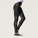 Zoek naar zon en maan leggings Goud
