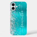 Zoek naar aqua blue glitter iphone hoesjes Modern