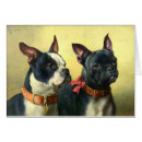 Zoek naar boston terrier kaarten Vintage