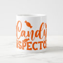 Zoek naar inspecteur mokken Halloween snoep inspecteur