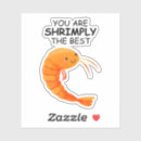 Zoek naar garnaal stickers Schattig