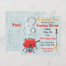 Zoek naar fondue uitnodigingen Retro