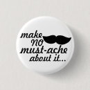 Zoek naar snor buttons Zwart