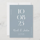 Zoek naar dusty blue wedding save the dates Voor haar