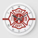 Zoek naar vuur klokken Brandweerman