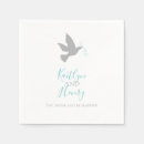 Zoek naar vliegende vogel servetten Blauw