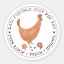 Zoek naar leuke kip stickers Voor iedereen