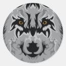 Zoek naar wolf gezicht stickers Grijs