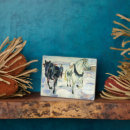 Zoek naar paarden fotoplaat Zwarte paard