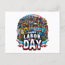 Zoek naar arbeid briefkaarten Usa