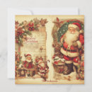 Zoek naar retro 50s kaarten Santa claus