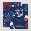 Zoek naar barbeque uitnodigingen Rood wit en blauw