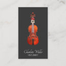 Zoek naar muziek leraar visitekaartjes Elegant