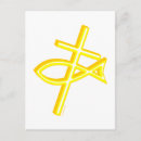 Zoek naar christelijke symbolen briefkaarten Jesus