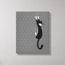 Zoek naar zwarte katten kunst Tuxedo kat