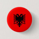 Zoek naar albanië buttons Vlag van albanië