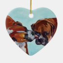 Zoek naar boxer dog ornamenten Dieren