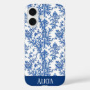 Zoek naar toile de jouy iphone hoesjes Blauw