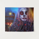 Zoek naar dia los muertos kunst Spookachtig