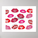 Zoek naar red lips art posters Kus