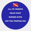 Zoek naar grappige duik stickers Duiker