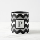 Zoek naar zwart wit chevron mokken Modern