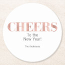 Zoek naar gelukkig nieuw jaar onderzetters Nieuwjaarsfeest