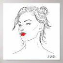 Zoek naar dame silhouette kunst Zwart wit