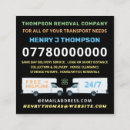 Zoek naar moving visitekaartjes Transport